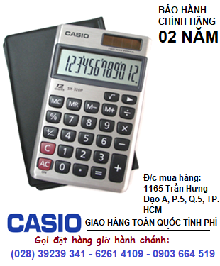 Casio SX-320P, Máy tính tiền Casio SX-320P loại 12 số Digits có phím GTGT| ĐẶT HÀNG 